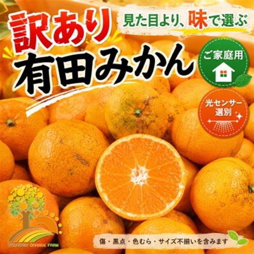 【訳あり】こだわりの有田みかん 約7.5kg サイズ混合 (nuk004-noka-c7d5)【1755738】