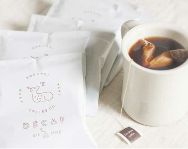 カフェインレスコーヒーバッグ８枚セット ROKUMEI COFFEE ロクメイコーヒー コーヒー 珈琲 カフェインレス J-95