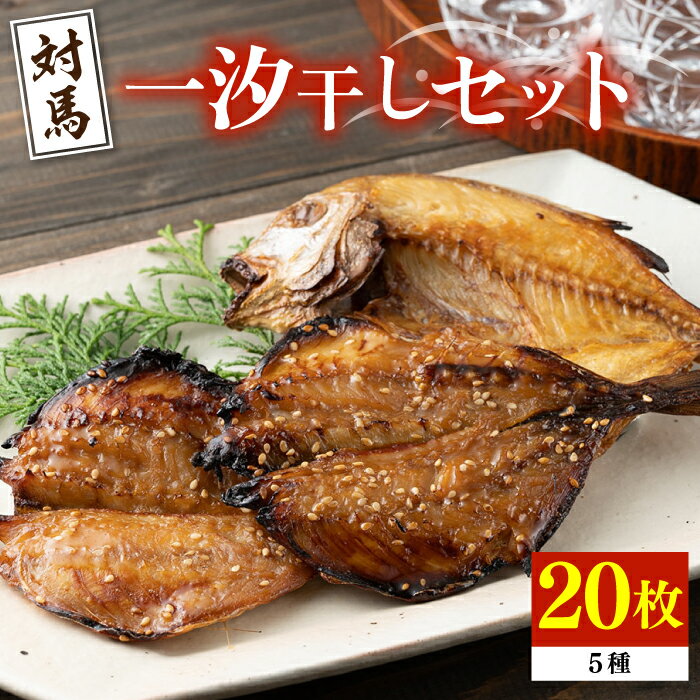 【ふるさと納税】対馬 干物 一汐干し 20枚 お魚 セット 《 対馬市 》【 うえはら株式会社 】新鮮 アジ 穴子 カマス 連子鯛 干物 海産物 朝食 冷凍 [WAI018] 22000 22000円