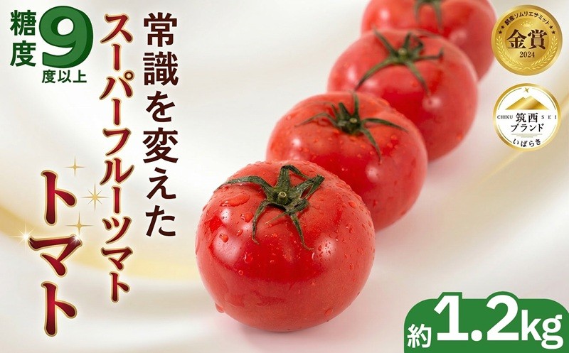 
                  【高糖度】 トマト 約1.2kg 大玉 スーパーフルーツトマト 【2027年2月上旬~6月上旬配送】甘い 新鮮 野菜 フルーツトマト 高糖度 追熟 完熟 人気 おすすめ 夏 やさい yasai 果物 とまと tomato 濃い 関東 茨城 筑西 国産 産地直送 先行予約 昼めし旅
                