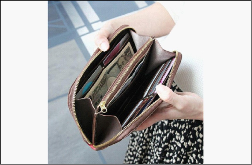 長財布【福岡市内製造】＜チョコ＞