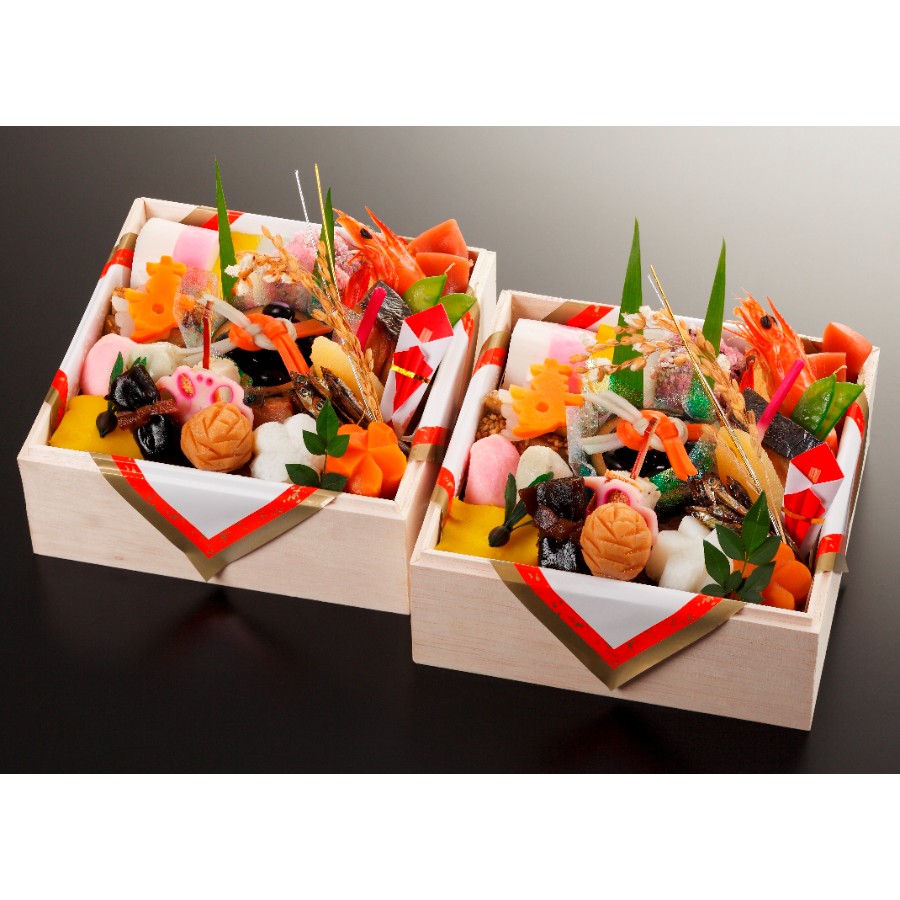 ＜京料理濱登久＞おせち個食二段(冷蔵/2人前)【12月31日お届け】