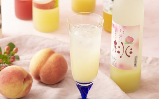 C269a 炭酸割りがGOOD!果肉入りフルーツリキュール4種4本