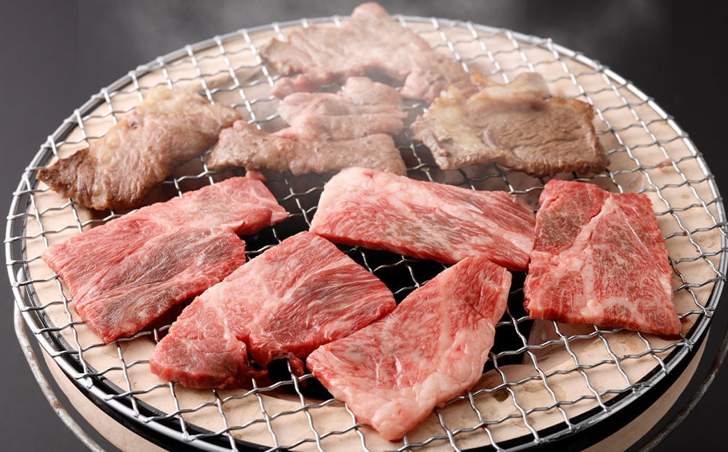 ＜宮崎牛 焼肉 2種 (赤身霜降り)＞翌月末迄に順次出荷 計約900g 肩ロース ウデorモモ 新生活応援 卒業祝い 就職祝い 入学 卒業 お花見 引越し