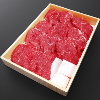 
＜茨城県産牛肉＞モモ・肩切り落とし約500g【1433149】
