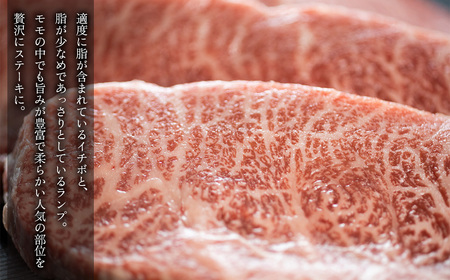 菊の井 飛騨牛赤身ステーキセット（イチボ・ランプ　各200g）牛肉【70-1】【冷凍】