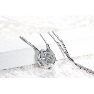 ふるさと納税 昭和町 【0.30ct】Pt900 馬蹄モチーフ Hカラー ダイヤモンドネックレス |  | 02