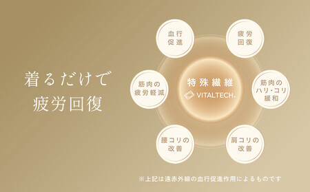 【ブラック LLサイズ】リファ バイタルテック モイストリブ Uネックロングスリーブインナー