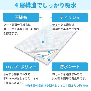 パワーシート ペットシーツ ワイド 厚型 48枚×4袋 香り付き ユーカリ 青色 おしっこ トイレ 吸収 消臭 抗菌 3回分 ワン 犬 いぬ まとめ買い ペット用 消耗 衛生 防災 備蓄 日本製 国産