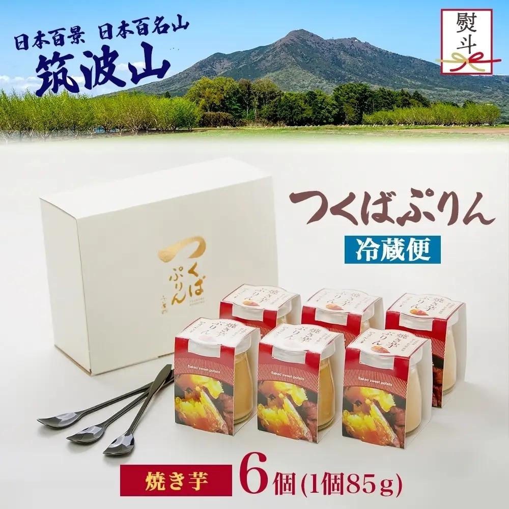 無地熨斗 つくばぷりん 焼き芋ぷりん 6個 プリン ぷりん 焼きいも 焼きイモ やきいも 牛乳 ミルク 卵 とろける スイーツ 贅沢 洋菓子 おやつ 冷菓 ご褒美 デザート 人気 グルメ お取り寄せ 