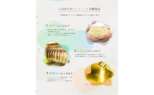 【三和油脂】ご家庭用 圧搾米油 コメーユ 450g×6本 食用油 こめ油 F2Y-6971