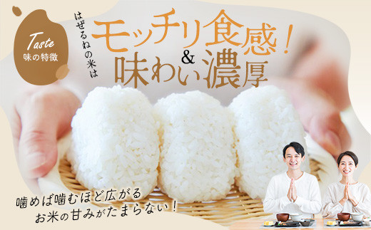 【先行予約】【令和8年産】三春町産コシヒカリ5kg　＜はぜるねの米＞　【6か月定期便】　【07521-0183】