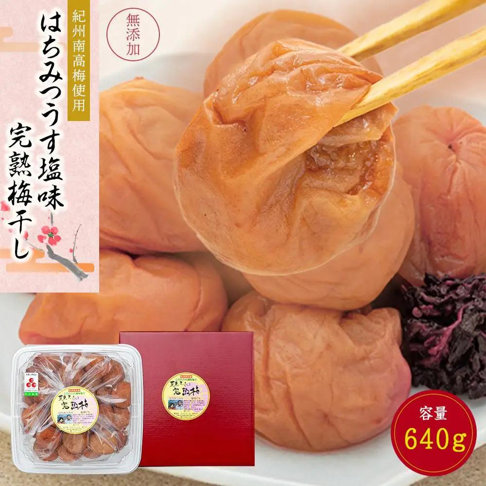 紀州南高梅使用 はちみつ うす塩味 完熟梅干し 約640g [TM197]