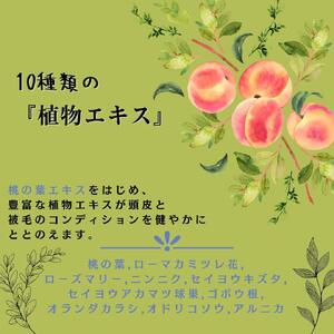 ドッグシャンプー(プルメリアの香り) 桃の葉エキス配合fairy-land　250ml×1本