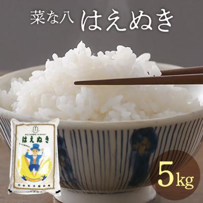 ふるさと納税 鶴岡市 令和7年産 菜な八「はえぬき 5kg」(精米)