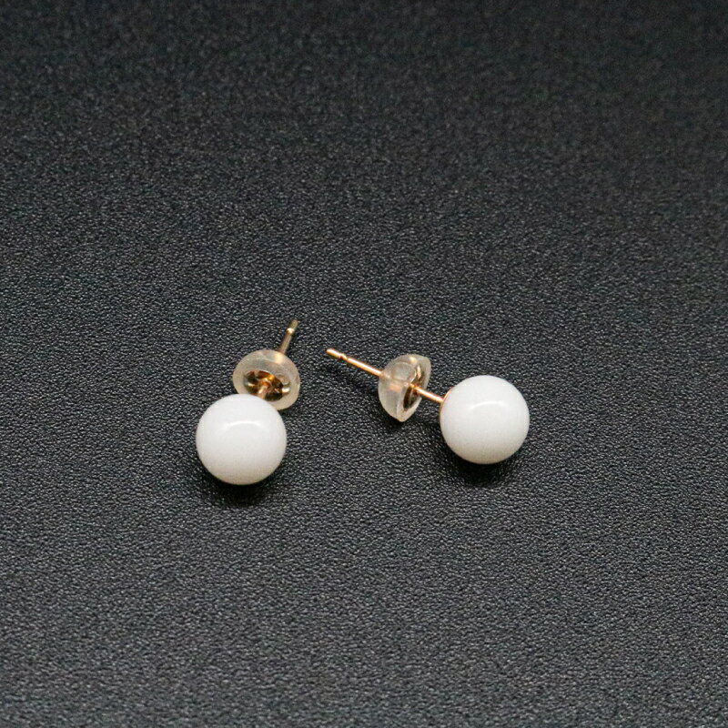 【ふるさと納税】 サンゴ ピアス アクセサリー 白珊瑚 珊瑚 サンゴアクセサリー 玉 さんご 職人 高知県 南国市