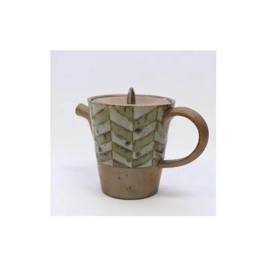 釉彩ポット 急須 茶漉し付き 和食器 陶芸品《受注制作》急須 茶漉し付き ティーポット 茶器 食器 お茶 緑茶 紅茶 おすすめ おしゃれ モダン 陶芸 手作り 陶器 陶芸作家 作品 インテリア オブジ