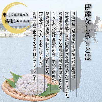 ふるさと納税 名取市 伊達なしらす三昧セット|21_kis-060101 |  | 01