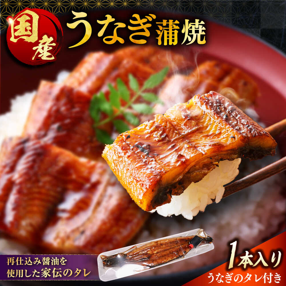 【ふるさと納税】【年内発送】【うなぎの美味しさはタレで決まる！】うなぎ蒲焼 自慢の味・国産活うなぎ蒲焼（1本入）| うなぎ タレ 蒲焼 国産 美味しい うな丼 鰻重 魚 ウナギ 鰻 惣菜 おかず おつまみ 土用の丑の日 島根県雲南市/有限会社石田魚店[AICQ002]