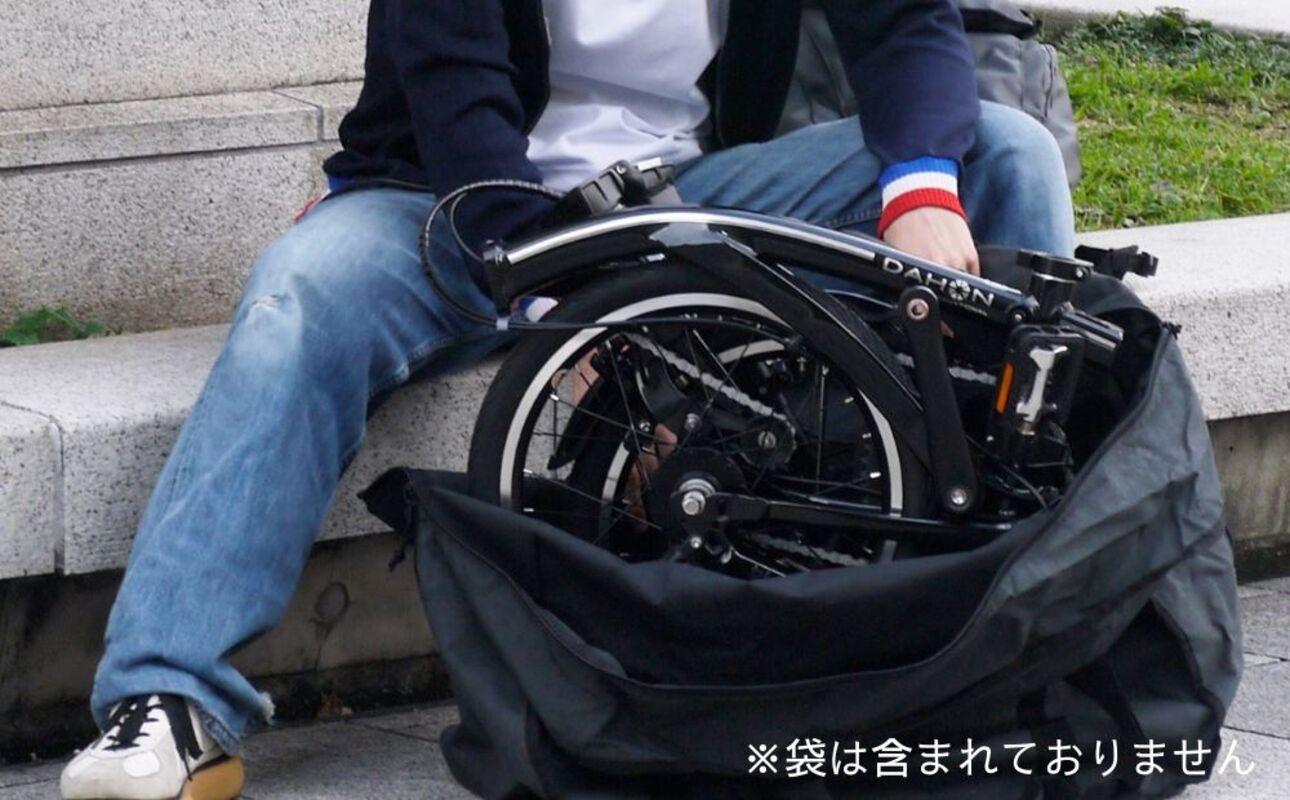 DAHON 折りたたみ自転車 Curl i4 16インチ 内装4段変速 Black pearl（ブラックパール） 三つ折り ローラーラック コンパクト 軽量 室内保管 省スペース 通勤 通学｜武田産業