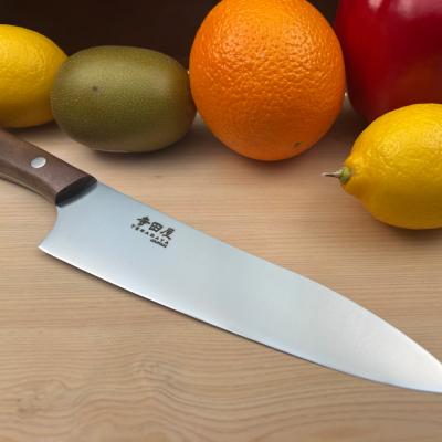 ふるさと納税 関市 関寺田屋　牛刀包丁　180mm　VG10全鋼　天然木柄　ウォルナット　　柄ガラスコーティング塗装　 |  | 01