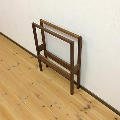 ふるさと納税 大川市 【2段スリッパラック　ウォールナット材】mufactory |  | 03