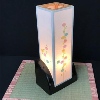 ふるさと納税 泉佐野市 正絹着物生地で作ったおしゃれな行灯 万寿菊 あんどん あかり 夢あかり 030D099 |  | 01