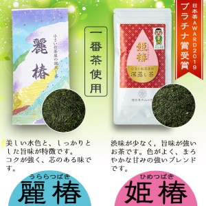 小さい お茶屋 深蒸し 茶 セット 2 鹿児島県産 緑茶【お茶の山口園】B46-v01