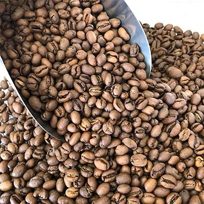 ふるさと納税 魚津市 【豆】サントスピーベリー:1000g(自家焙煎コーヒーとみかわ)