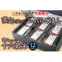 【ふるさと納税】蒸気で炊いた十六穀米 12個セット【配送不可地域：離島】【1373684】