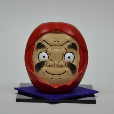 ふるさと納税 太宰府市 ひっくり返して楽しめる縁起物「だるまるだ」赤