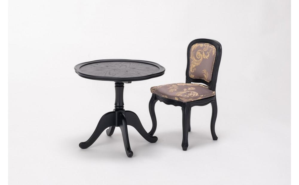 【ホワイト】松永工房 Petit. Continue プティ・ティーテーブル ミニチュア家具 1／3家具 ドール家具 ドール 40～60センチ対応 インテリア アンティーク家具 木製 テーブル ねこ脚