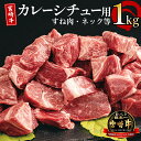 【ふるさと納税】宮崎牛 カレーシチュー用 すね肉 ネック等 計1kg お肉 和牛 牛肉 食品 赤身 ジューシー 甘い脂 プレミアム 冷凍 国産和牛 宮崎県 宮崎市 送料無料