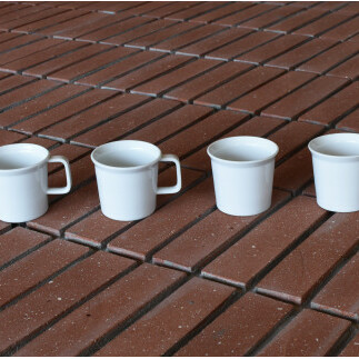 1616/ TY Coffee Cup White セット 有田焼 器 食器 コーヒーカップ 白 ホワイト A25-320_イメージ2