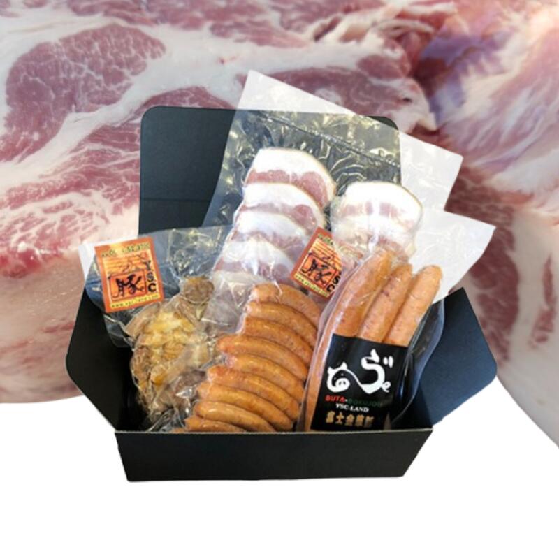 【ふるさと納税】ウインナー 富士金華 2.5～3kg 豚肩ロースブロック バラエティセット 国産 ブランド豚 特選ハム ソーセージ 肉 産地直送 静岡県裾野市