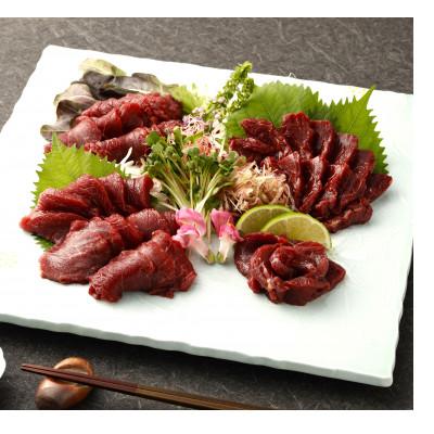 ふるさと納税 美里町 国産赤身馬刺しスライス160g(美里町)