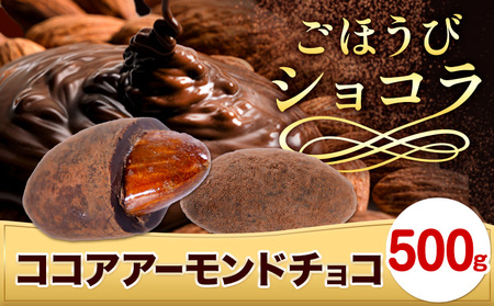 チョコ チョコレート ココア アーモンドチョコ 500g《30日以内に出荷予定(土日祝除く)》和歌山県 日高川町 送料無料 スイーツ デザート お菓子 おやつ チョコ アーモンド アーモンドチョコ ココア