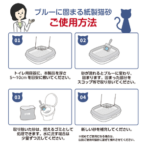 紙の猫砂 【極】シリーズ ブルーに固まる紙製猫砂 6.5L×1袋 トイレに流せる 燃やせる 消臭 紙 猫 トイレ 砂 固まる 流せる ネコ砂 ねこ砂 猫の日 お手入れラクラク まとめ買い チャック付 