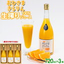 【ふるさと納税】今村農園のおひさまきらりん 生搾り100%ジュース（720ml 3本入） 果物 フルーツ＜107-035_6＞