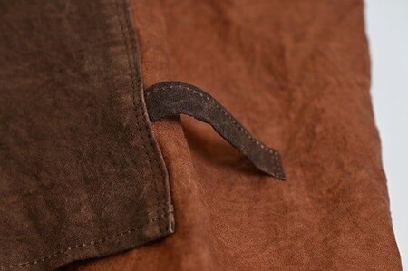 徳應謹製　柿渋染エプロン 手づくりエプロン 柿渋 三重県 多気町 TKO-02