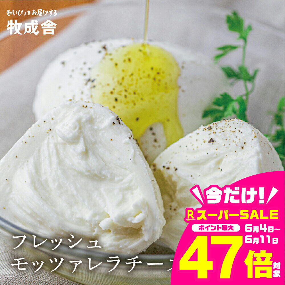 【ふるさと納税】チーズ 定期便 選べる 回数 乳製品＜牧成舎＞チーズ フレッシュ モッツァレラチーズ 冷蔵 小分け 個包装 カプレーゼ パスタ ピザ おつまみ 前菜 サラダ 低温殺菌 新鮮 定期便 12回 12か月 [Q1939] 《hida0307》