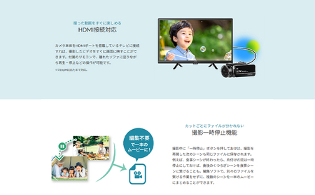 【訳あり/再生品】業務用 デジタルハイビジョンビデオカメラ F3VC27-01-AYASE 整備済み 軽量 高画質 手ブレ補正 動画撮影