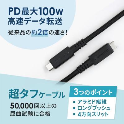 ふるさと納税 海老名市 (オウルテック) USB3.2 Gen2&PD100W対応 TypeC to TypeCケーブル1m |  | 02