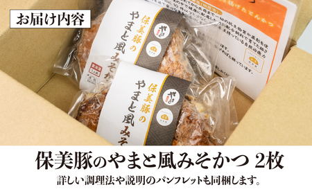 温めるだけ！やまと風 挟み焼とんかつ 2枚 とんかつ トンカツ 豚カツ かつ カツ 豚肉 ロース 保美豚 湯せん とんかつやまと 田原市 愛知県 渥美半島 八丁味噌 ソース みそかつ みそカツ 豚 簡