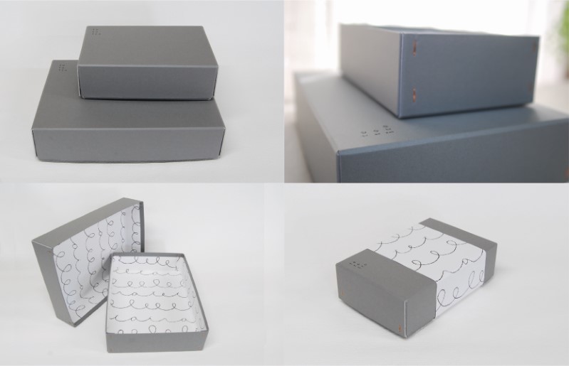 銀の糸と雪音加工 フェイスタオル 3枚 A5サイズの収納箱入り【泉州タオル 国産 吸水 普段使い シンプル 日用品】 015B350