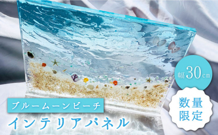 インテリア【飾れる海】 インテリア パネル ブルームーンビーチ ＜Studio KAI by?M村裕二/  Yuji hamamura＞ [CDH017]  海 マリン ビーチ インテリア レジン おしゃれ 雑貨 長崎 西海 インテリア 贈答 プレゼント ギフト 