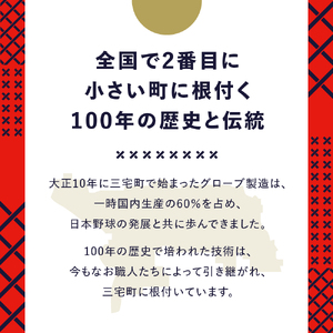 2色から選べる！硬式キャッチャーミット　右投げ用　【吉川清商店　bro's】：赤オレンジ