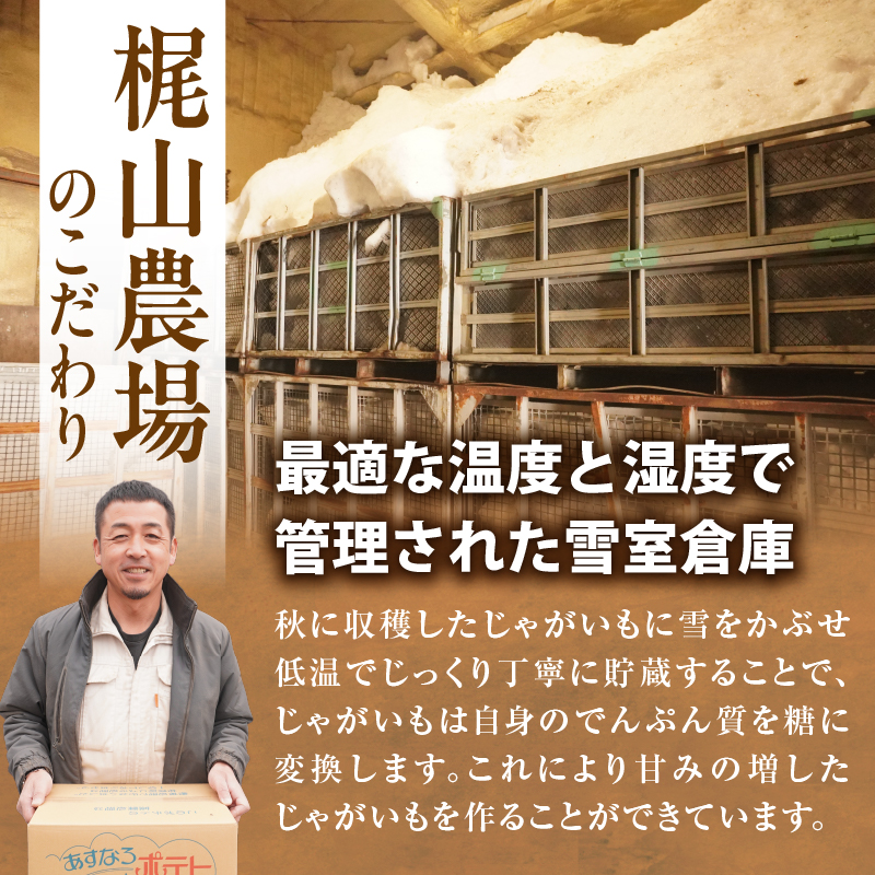 今が旬！ホクホク あま～い！ 低温貯蔵！北海道産 越冬じゃがいも はるか 約5kg 【じゃがいも いも 芋 はるか 産地直送 越冬 5kg】