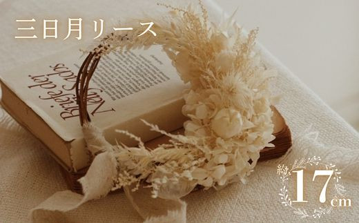 ドライフラワー リース ホワイト×ゴールド 【 クリスマス クリスマス飾り ハンドメイド 手作り 天然素材 リース 壁飾り おしゃれ 玄関飾り 季節限定 インテリア ギフト プレゼント 贈答用 お取り寄せ ナチュラルデザイン クリスマスデコレーション 冬のインテリア OLIOLI FLOWER 新潟県 新発田市 】　OLIOLI002