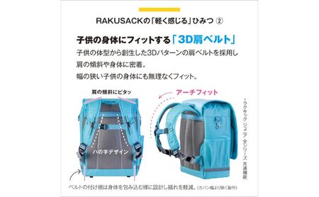 ランドセル RAKUSACK JUNIOR PLUS キャメルM 鞄 かばん スクールカバン 荷物 ブックストラップ  負担軽減 使いやすい 墨田区 東京都 小